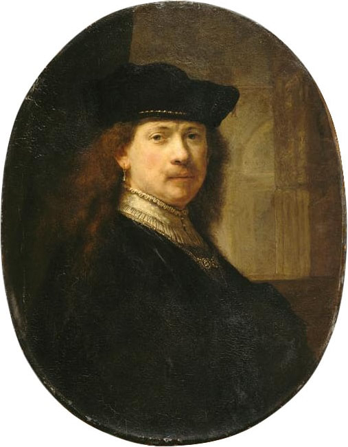 Rembrandt van Rijn 'Self-Portrait with an Architectural Background', 1639